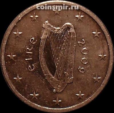 1 евроцент 2009 Ирландия. Кельтская арфа.