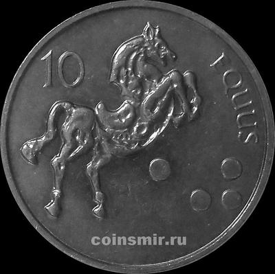 10 толаров 2002 Словения.