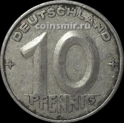 10 пфеннигов 1952 А Германия ГДР. VF.