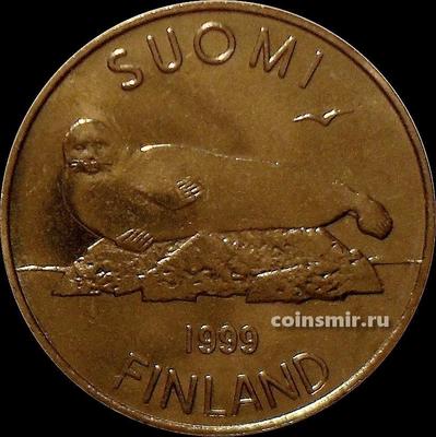 5 марок 1999 М Финляндия. Кольчатая нерпа.