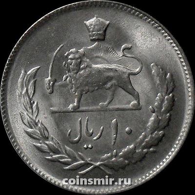 10 риалов 1977 Иран.