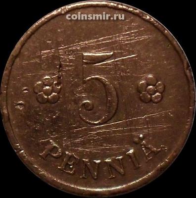 5 пенни 1927 Финляндия.