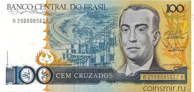 100  крузадо 1986 - 1988  Бразилия.