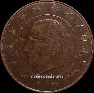 5 евроцентов 2004 Бельгия. Король Бельгии Альберт II.