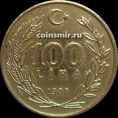 100 лир 1988 Турция. KM# 988