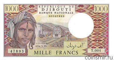1000 франков 1979-2005 Джибути.