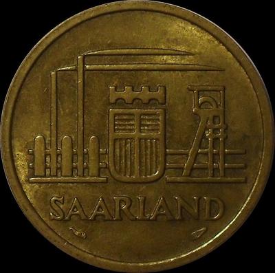 20 франков 1954 Саарленд.