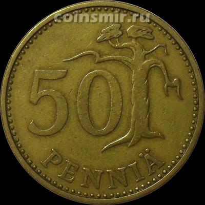 50 пенни 1963 S Финляндия.