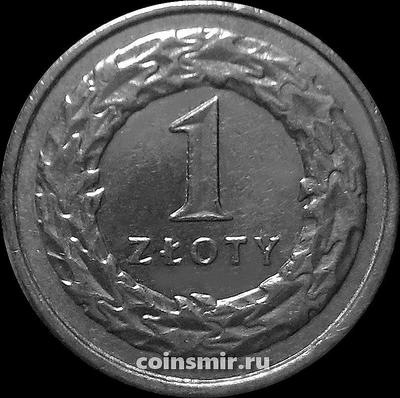 1 злотый 2009 Польша.