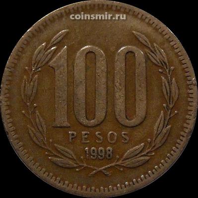 100 песо 1998 Чили.