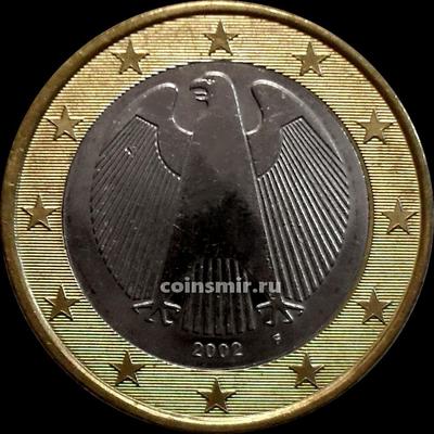 1 евро 2002 F Германия. Орёл.