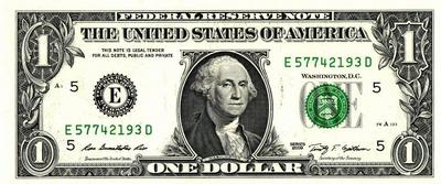 1 доллар 2009 Е США.