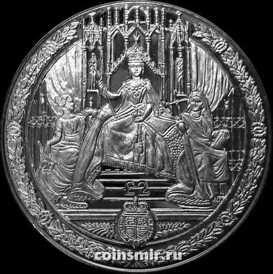2 фунта 2019 Южная Георгия и Южные Сандвичевы острова.  Королева Виктория на троне.