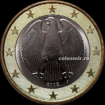 1 евро 2002 J Германия. Орёл.