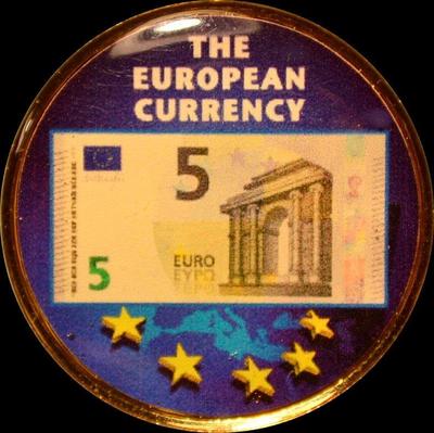 Жетон 2 Евро Европейская валюта. 5 евро 2-ая серия.