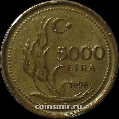 5000 лир 1996 Турция.