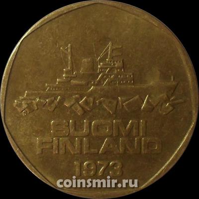 5 марок 1973 S Финляндия. Ледокол Варма. VF-XF