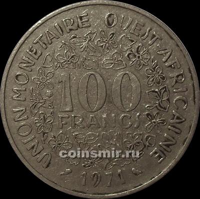 100 франков 1971  КФА BCEAO (Западная Африка).