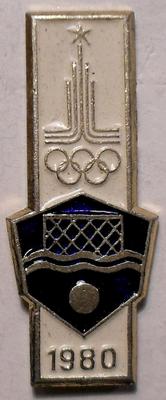 Значок Водное поло. Олимпиада-80 в Москве.