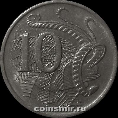 10 центов 1982 Австралия. Лирохвост.