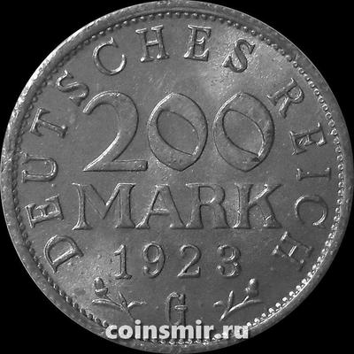 200 марок 1923 G Германия.