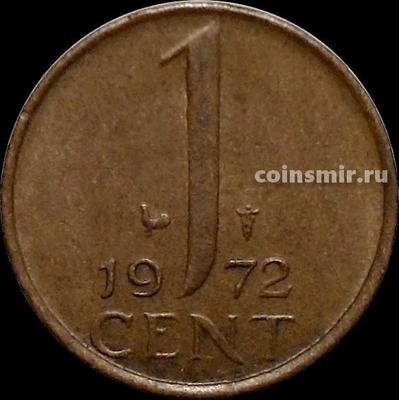 1 цент 1972 Нидерланды. Петух.