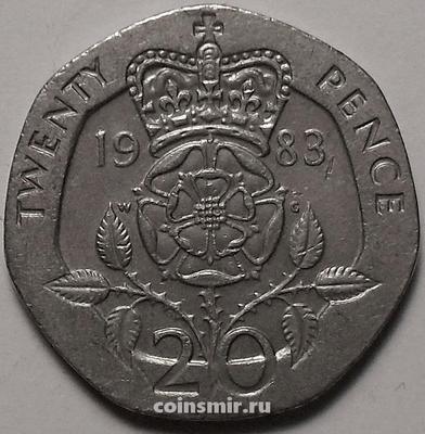 20 пенсов 1983 Великобритания.