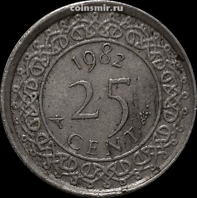 25 центов 1982 Суринам.