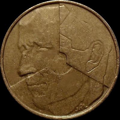 5 франков 1988 Бельгия. BELGIQUE.