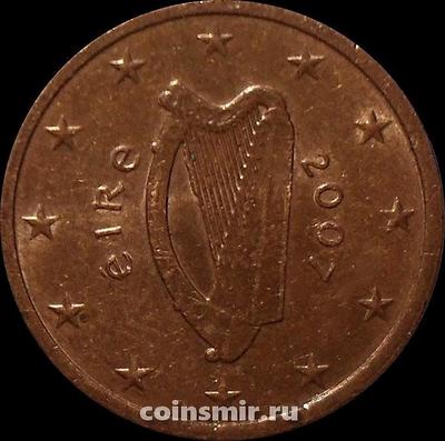 5 евроцентов 2007 Ирландия. Кельтская арфа.