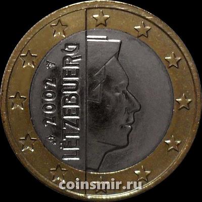 1 евро 2002 Люксембург. Великий герцог Люксембурга Анри (Генрих).