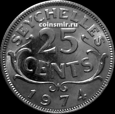 25 центов 1974 Сейшельские острова.