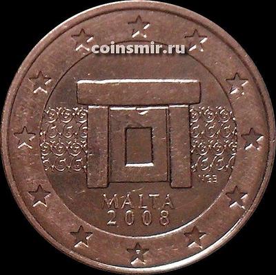5 евроцентов 2008 F Мальта. XF