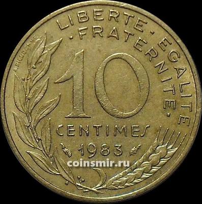 10 сантимов 1983 Франция.