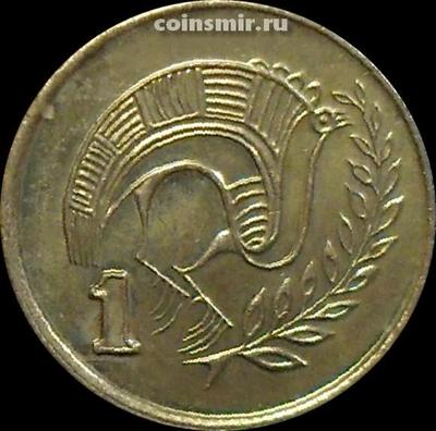 1 цент 1994 Кипр. Стилизованная птица.