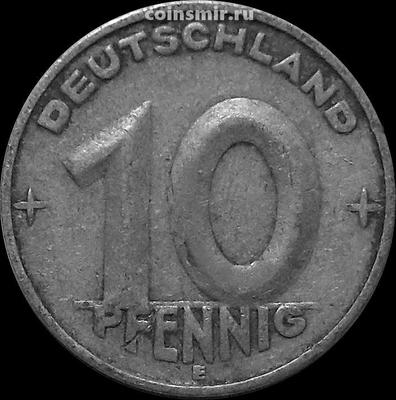 10 пфеннигов 1950 Е Германия ГДР.
