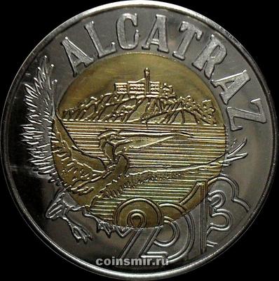 1 бутлегерский доллар 2013 США Алькатрас. Аль Капоне.