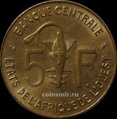 5 франков 1985 КФА BCEAO (Западная Африка).