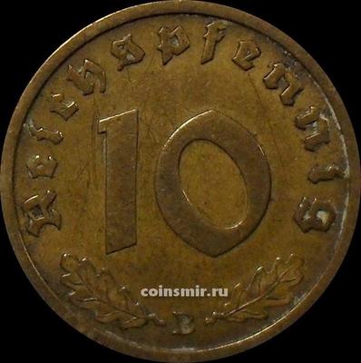 10 пфеннигов 1939 В Германия.