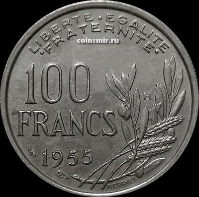 100 франков 1955 В Франция.