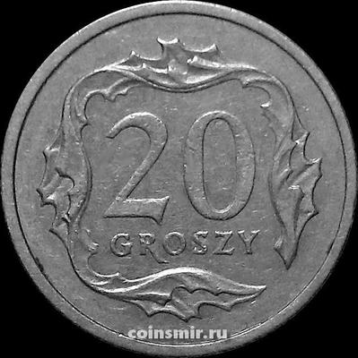 20 грошей 2001 Польша.