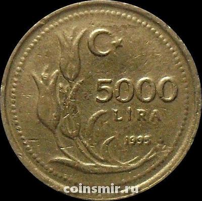 5000 лир 1995 Турция.