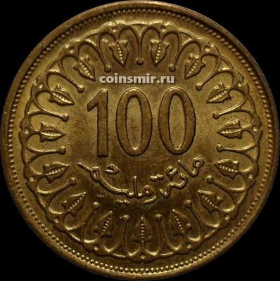100 миллим 1993 Тунис.