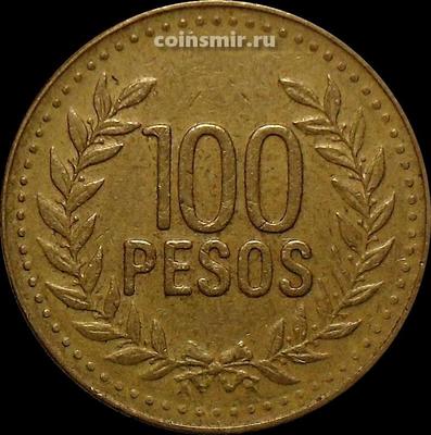 100 песо 2007 Колумбия.