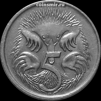 5 центов 1995 Австралия. Ехидна.