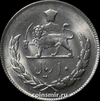 10 риалов 1974 Иран.