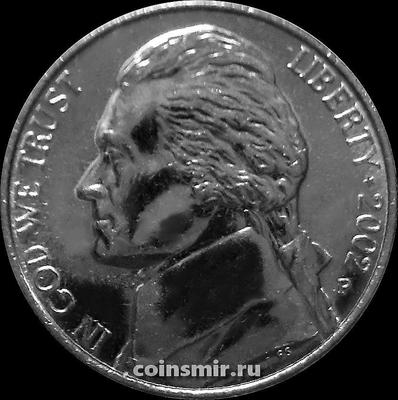 5 центов 2002 Р США. Томас Джефферсон.