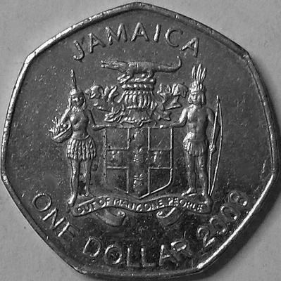 1 доллар 2008 Ямайка. Александр Бустаманте.