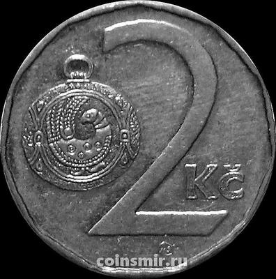2 кроны 1997 Чехия.
