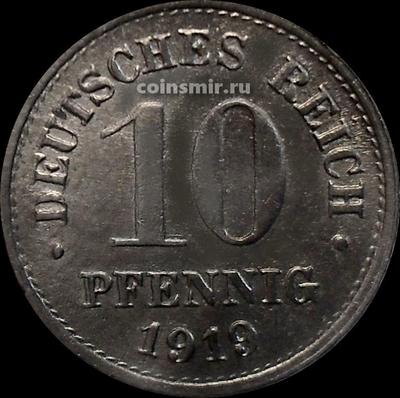 10 пфеннигов 1919 Германия.